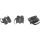 InLine® Crimpstecker Cat.6A RJ45 geschirmt, 3-teilig schwarz 100er Pack