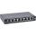 InLine® Patchfeld Cat.6A 0,5HE 8-fach, Tisch/Wand/Hutschiene schwarz Staubschutz