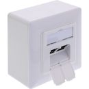 InLine® Cat.6A Anschlussdose, 2x RJ45 Buchse,...