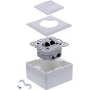InLine® Cat.6A Anschlussdose, 2x RJ45 Buchse,...