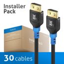 8K Ultra High Speed HDMI Kabel, schwarz, 2.00m, Installer...
