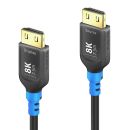 8K Ultra High Speed HDMI AOC Glasfaser Kabel, schwarz,...