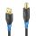 USB 2.0 USB-A auf USB-B Kabel, schwarz, 1.50m, Single Cable