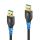 USB 3.2 Gen1 USB-A / USB-A Kabel, schwarz, 0.50m, Single Cable