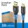 USB 3.2 Gen1 USB-C / USB-A Kabel, schwarz, 2.00m, Installer Pack 30pcs