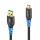 USB 3.2 Gen1 USB-C / USB-A Kabel, schwarz, 0.30m, Single Cable