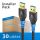 USB 3.2 Gen1 USB-A / USB-A Kabel, schwarz, 2.00m, Installer Pack 30pcs