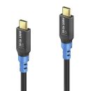USB4 Gen2 USB-C auf USB-C Kabel, schwarz , 2.00m, Single...