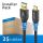USB 3.2 Gen1 USB-C / USB-A Kabel, schwarz, 3.00m, Installer Pack 25pcs