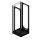 19" Drehbares Rack-System mit Vollauszug und 150kg Traglast - 28RU