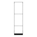 19" ausziehbares und drehbares Rack-System mit 250kg Kapazität - 40RU