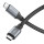 USB-C auf USB-C Kabel - 3.2 Gen 1. 5Gbps, 60W PD, DP Alt Mode - grau/schwarz - 1.00m