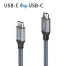 USB-C zu USB-C Kabel - 3.2 Gen 2. 10Gbps, 100W PD, DP Alt...