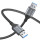 USB 3.0 Kabel - A/A - Aluminium - spacegrau/schwarz - 3.00m