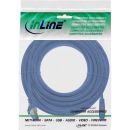 InLine® Patchkabel, Cat.6A, S/FTP, TPE (LSZH), CCA, blau, 7,5m