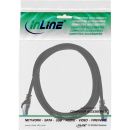 InLine® Patchkabel, Cat.6A, S/FTP, TPE (LSZH), CCA, schwarz, 1,5m