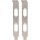 InLine® Slotblech, zur Befestigung von 2x 9pol. Sub D St. oder Bu., 2er Pack