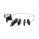 Security clamp to attach an additional adapter to the...