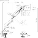 Jetrics VM-UTM10 Monitor Tischhalterung