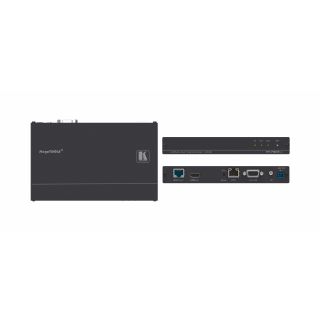 4K 60 UHD TP Übertrager (HDBaseT 2.0) für HDMI, Ethernet, bidirekt. RS-232 und IR mit PoE (Vergr. Reichweite)