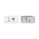 80/86(W) High-performance, highly scalable, AVoIP Wall Plate Encoder for 4K60 4:2:0, HDR10<br>over 1G Network, with EU & UK White Frames