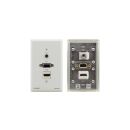 Passiv durchgehendes Wall Plate  - 15-pol. HD^ 3^5 mm...