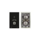 Passiv durchgehendes Wall Plate  - 15-pol. HD^ 3^5 mm...