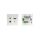 4K Auto-Switcher/Scaler Kit over Long-Reach HDBaseT  - with white EU (80mm) and UK (86mm) size wall-plate frame