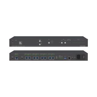 2x1: 8 4K60 4:2:0 HDMI - und Long-Reach HDBaseT-, RS-232-, IR - und Stereo-Audio-umschaltbarer