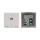 UK-size Wall-Plate Transmitter, with White 1-gang Design Frame