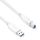 Premium USB 3.2 USB-A / USB-B Kabel - 2.00m, weiß