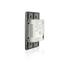 Ultra Serie - 2-Gang 4K Wandplatte POE Encoder, schwarz