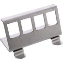 InLine® Keystone SNAP-In Metall-Modulhalter, 4-fach...