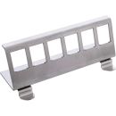 InLine® Keystone SNAP-In Metall-Modulhalter, 6-fach...