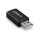 USB 2.0 Typ A an A Datenblocker mit Battery Charging 1.2