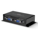 300m Cat.6 4 Port VGA Splitter Extender, Transmitter