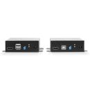300m Fibre Optic HDMI 4K60, USB, IR & RS232 KVM Extender