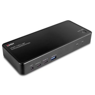 2 Port Typ C MST KVM Docking Station