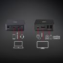 2 Port Type C, DisplayPort 1.2 KVM Switch