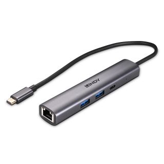 USB 3.2 Gen 2 Typ C Hub & Gigabit Ethernet Konverter