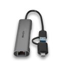 USB 3.2 Gen 1 Hub & Gigabit Ethernet Converter