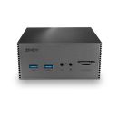 DST-Pro 101, USB C Laptop Dockingstation mit 4K-Unterstützung und 100W Netzteil