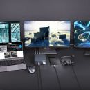 DST-Pro 101, USB C Laptop Dockingstation mit 4K-Unterstützung und 100W Netzteil