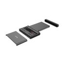 USB 3.2 Typ C auf M.2 NVMe & SATA SSD Docking & Clone Station