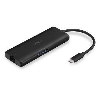 DST-Mini, USB C Laptop Mini Dockingstation mit 4K Unterstützung & 100W Pass-Through-Laden