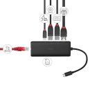 DST-Mini, USB C Laptop Mini Dockingstation mit 4K Unterstützung & 100W Pass-Through-Laden