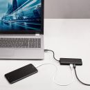 DST-Mini, USB C Laptop Mini Dockingstation mit 4K Unterstützung & 100W Pass-Through-Laden