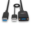 35m USB 3.2 Gen 2 Typ A Hybridkabel
