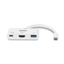 USB 3.2 Typ C auf HDMI Konverter mit USB Typ A Anschluss und Power Delivery