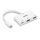 USB 3.2 Typ C auf HDMI Konverter mit USB Typ A Anschluss und Power Delivery